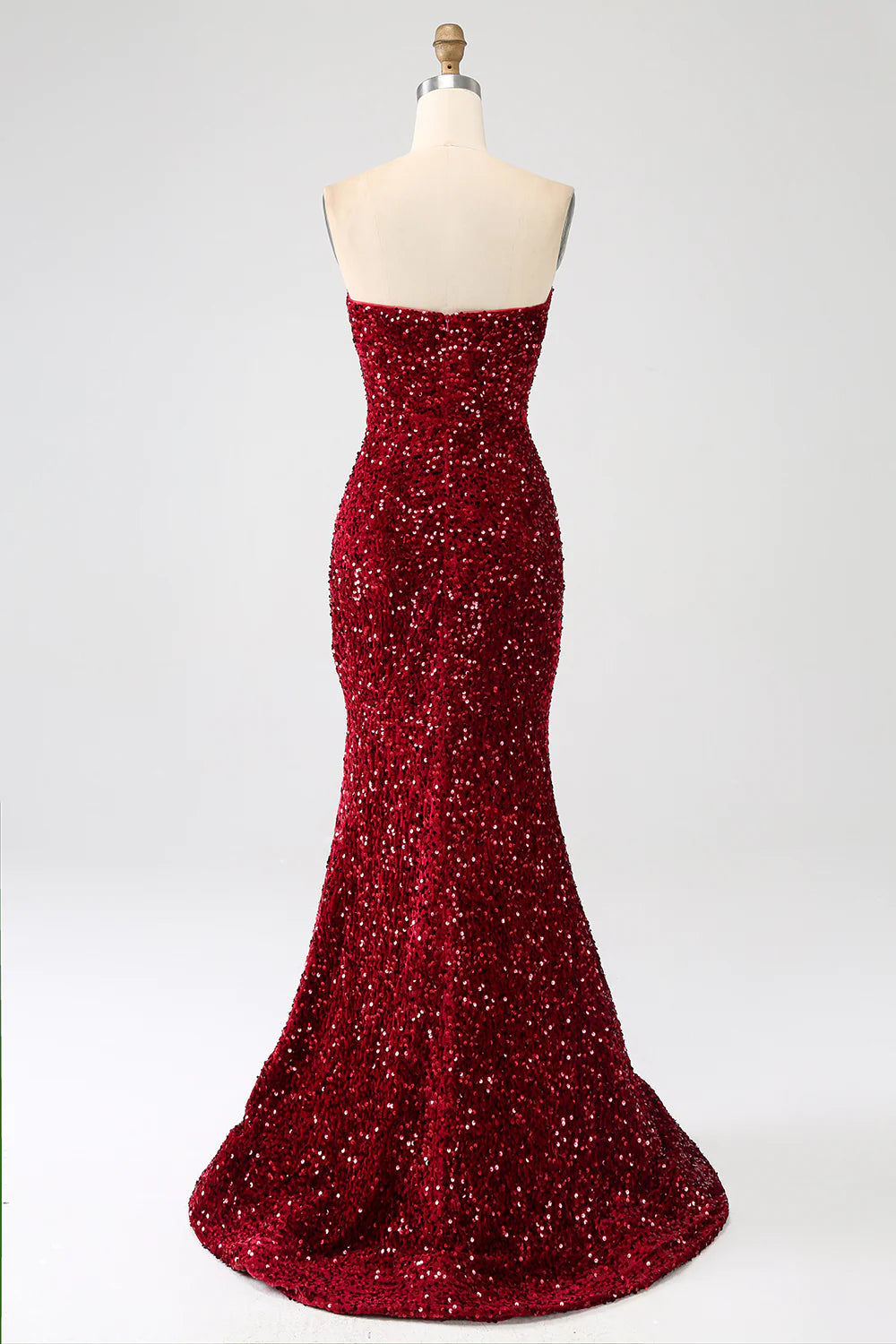 Sequins Long Mermaid Prom Dress With Slit