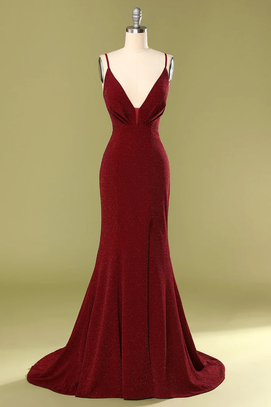 V-neck Evening Dress