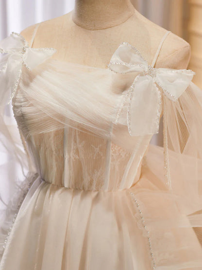 A-Line Tulle Short Prom Dress