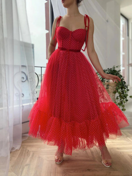 Sweetheart tulle short prom dress