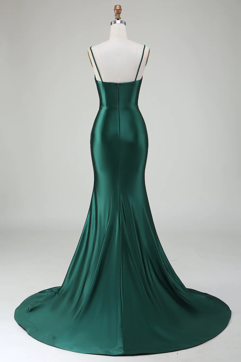 Mermaid Spaghetti Straps Sweep Train Prom Dress