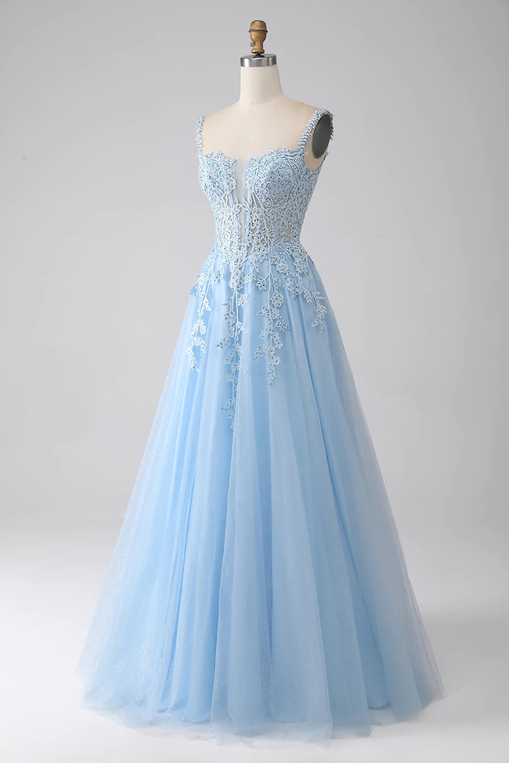 A-Line Prom Dress with Appliques