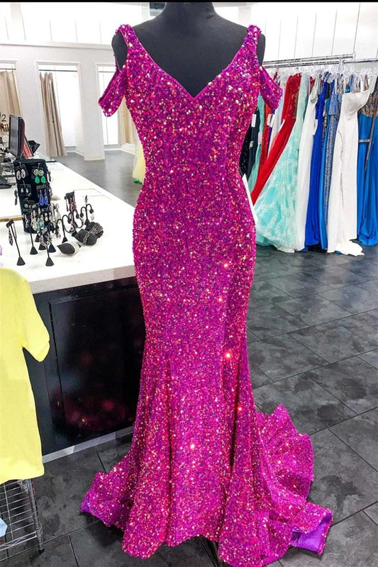 Off the shoulder Charming Long Charming Prom Dresses Evening Dress prom dresses