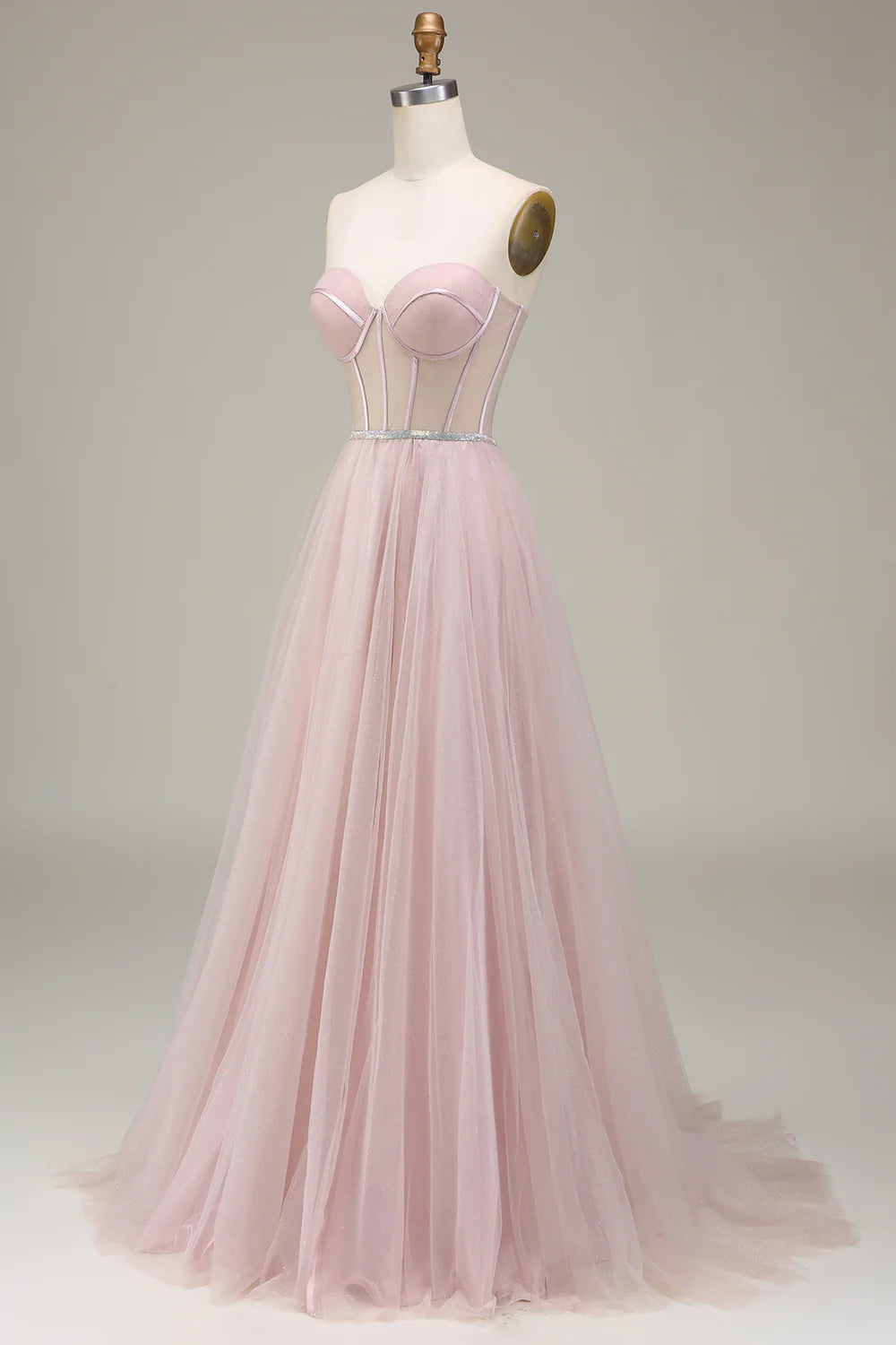 Tulle Sweetheart Prom Dress with Corset