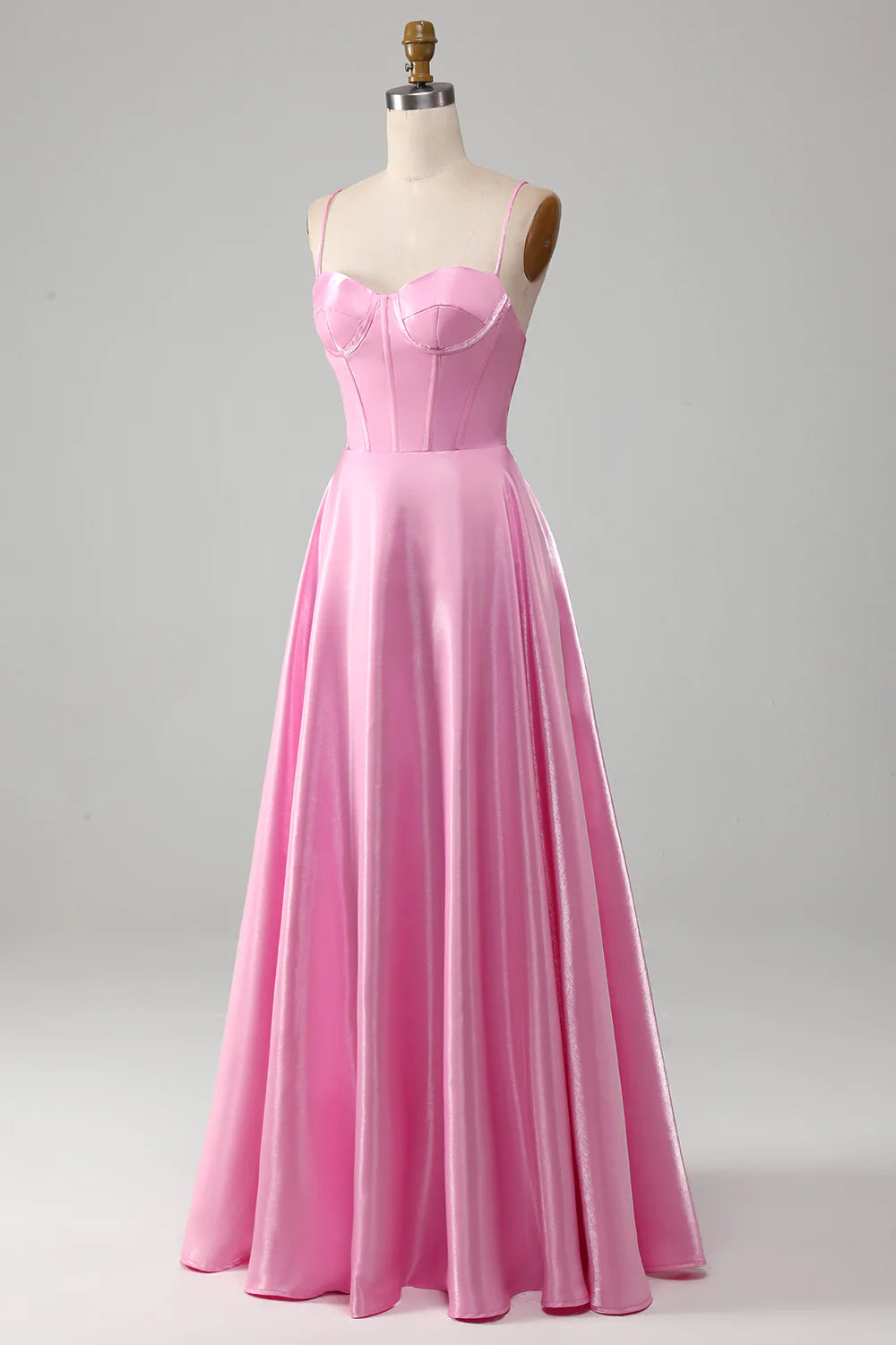 A-Line Spaghetti Straps Prom Dress