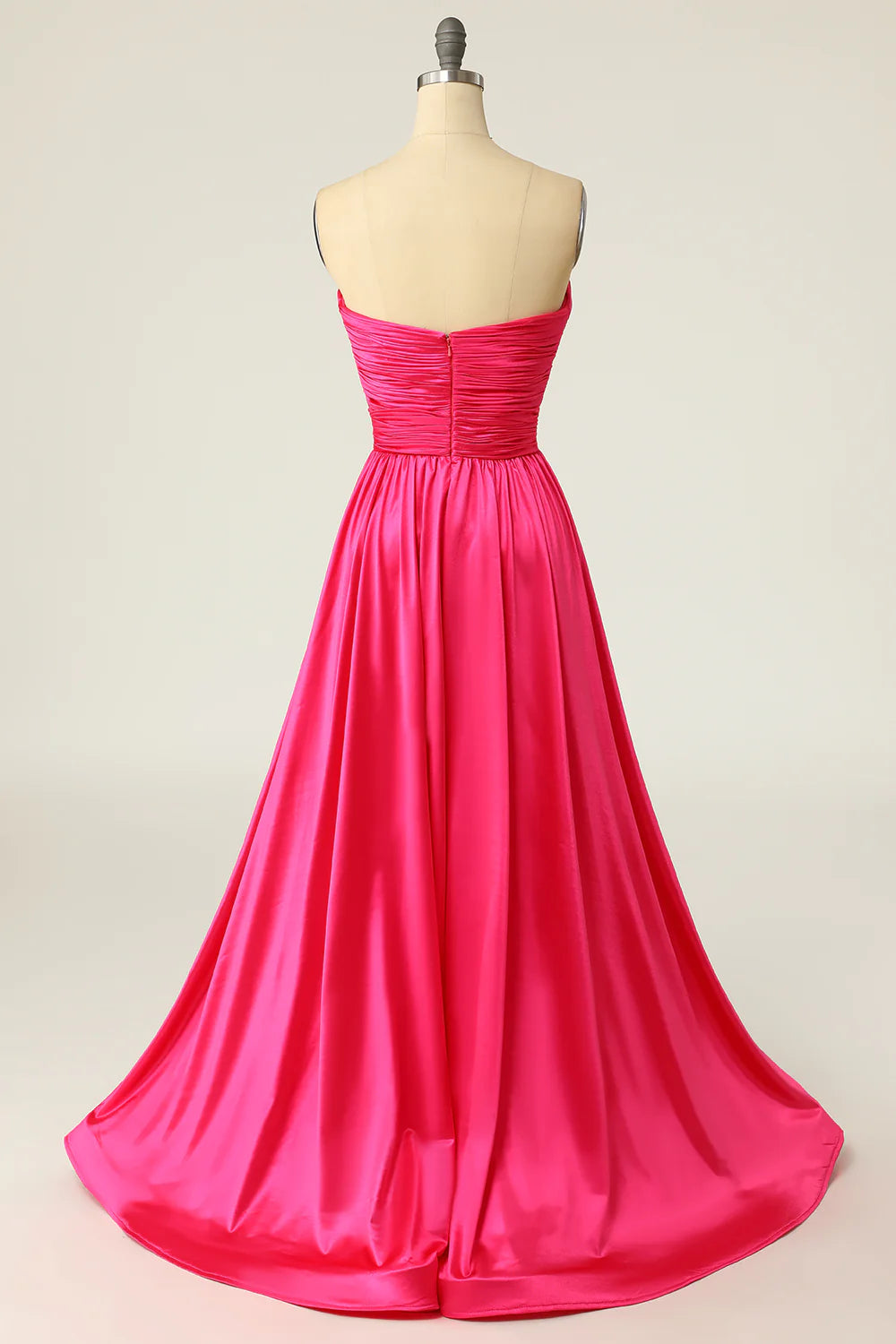 A Line Sweetheart Long Prom Dress with Ruched