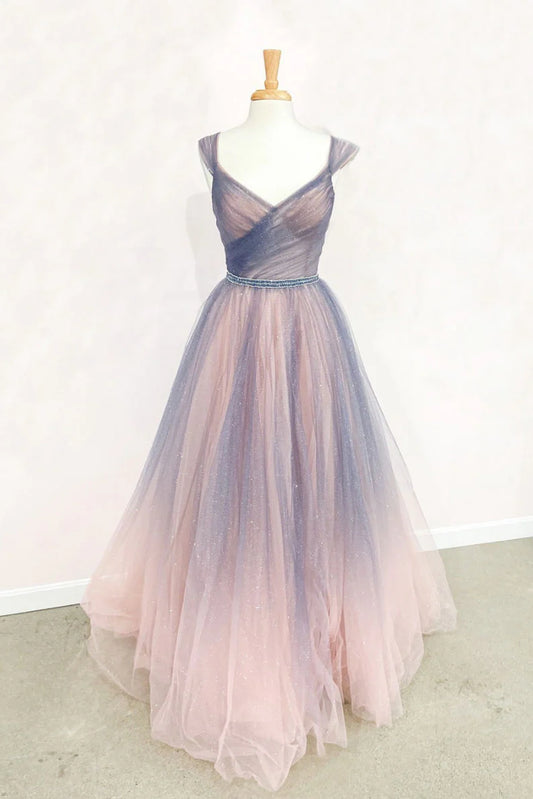 Tulle long tulle long prom dress