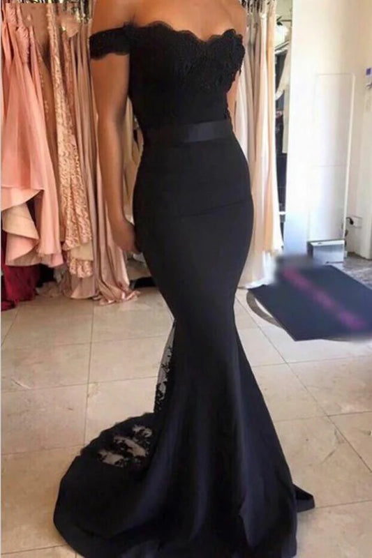 Mermaid Off the Shoulder Prom Dress