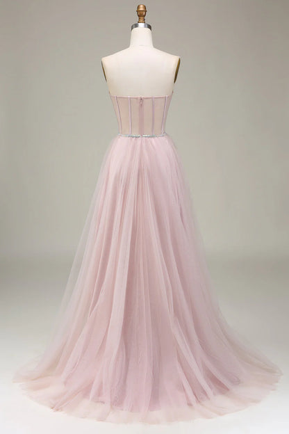 Tulle Sweetheart Prom Dress with Corset