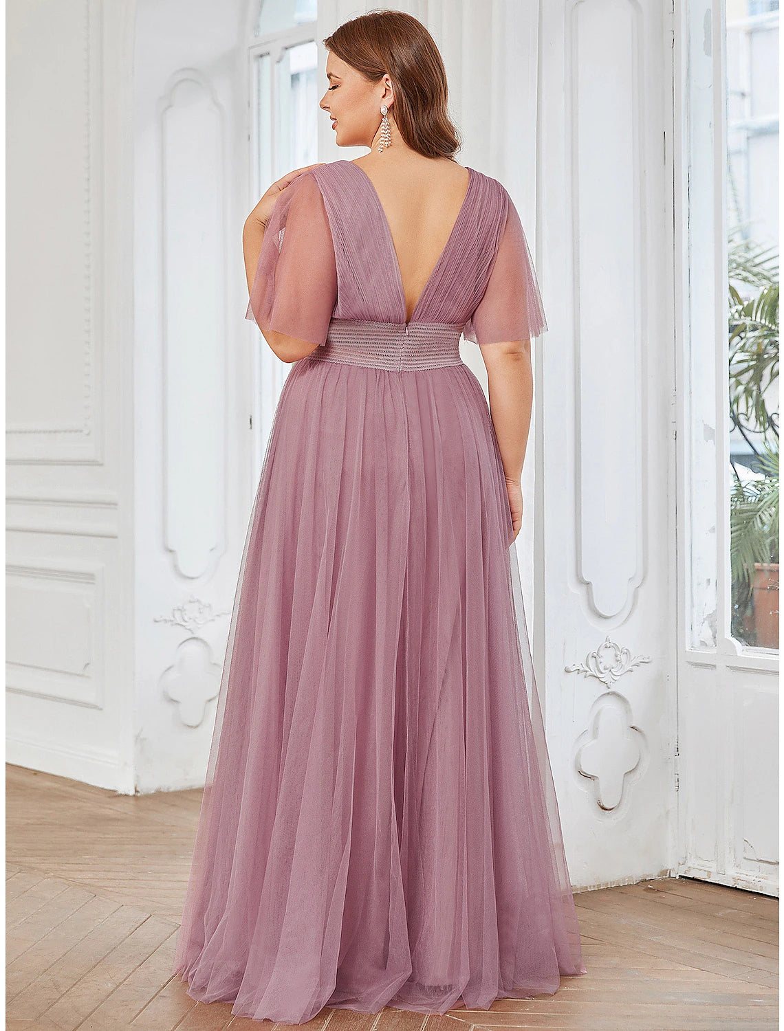 A-Line Bridesmaid Dress Off Shoulder Sleeveless Elegant Tea Length Satin with Bow(s) / Pleats